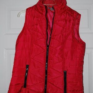 New Directions Zip Puffer Vest - Size L - Like New